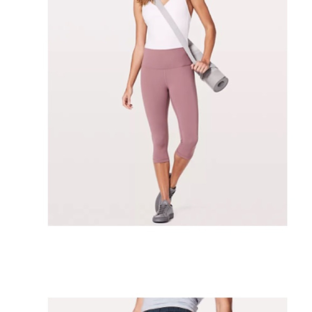 Wunder Under High Rise Crop 17”- Full-on Luxtreme-Figue